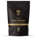 Manuka medus pilieni UMF 15+ / MGO 514+ & Propolis Drops Ražots Jaunzēlandē – Dabiskas sastāvdaļas – Nomierinoši pilieni – Citrons un medus uzliesmojums - 25 pilieni