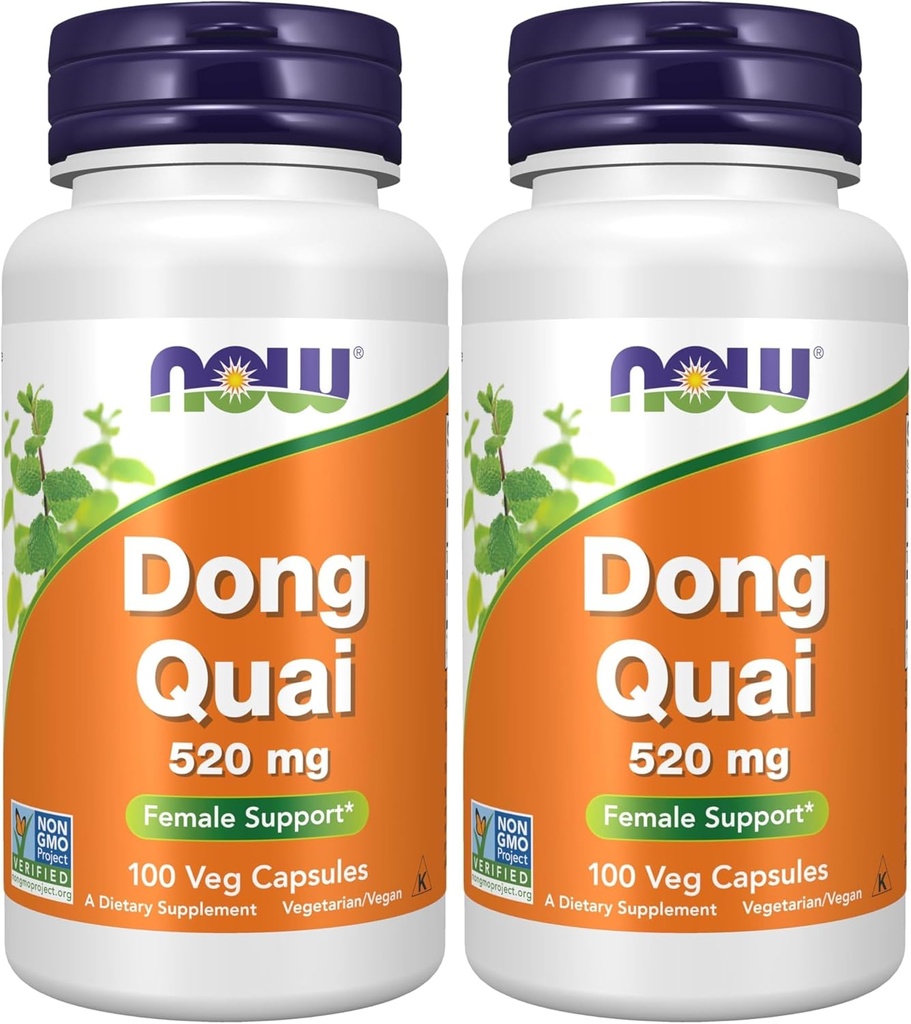 Dong Quai (Angelica sinensis) 520 mg piedevas sievietēm*, 100 Veg kapsulas (2. iepakojums)