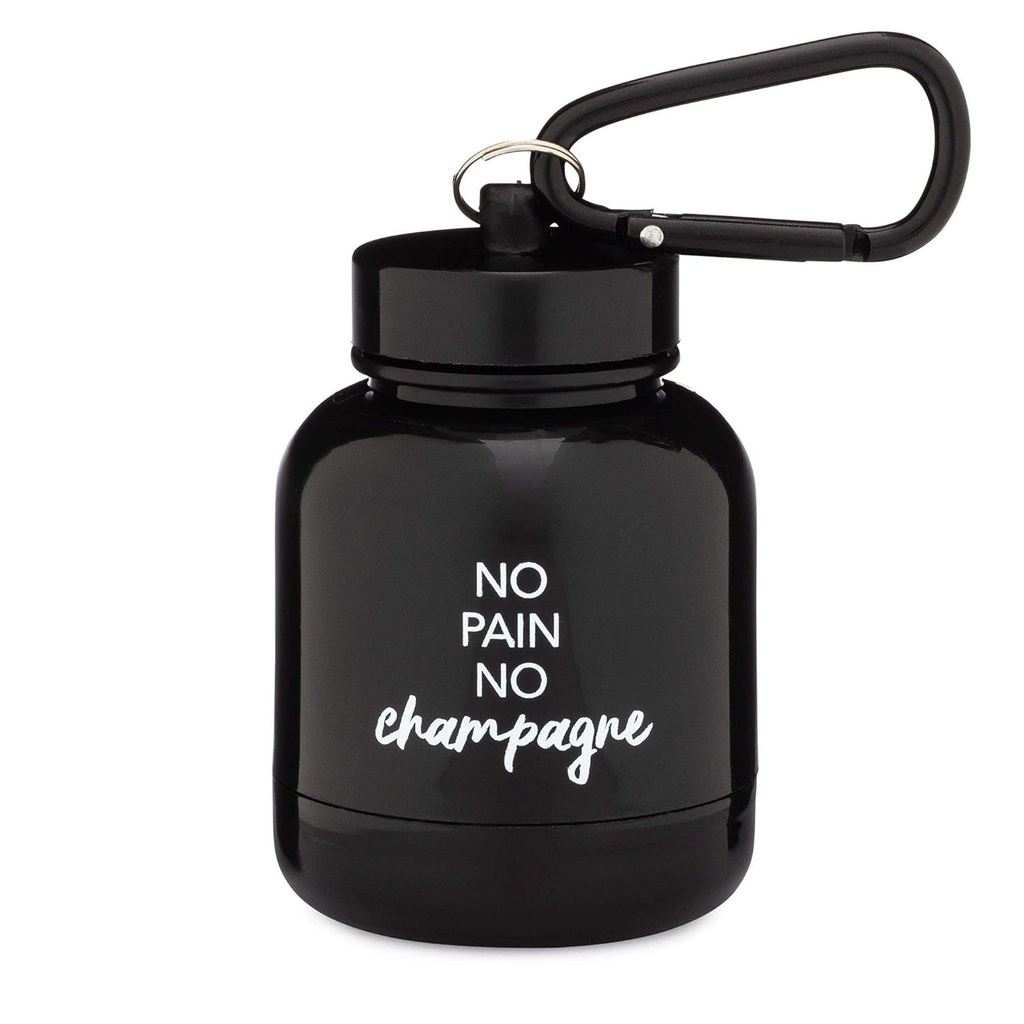 ONMYWHEY - Olbaltumvielu pulveris un papildinājums Funnel Keychain, Portable To-Go konteiners Vingrošanai, Treniņš, Fitness, & Travel - TSA apstiprināts, Nav sāpju Nr Champagne