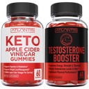 Atlantis Nutrition Keto Apple Sidrs Etiķis 60 Gumijas + Testosterona pastiprinātājs 2- Iepakojums (120 Gumijas)