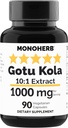 MONOHERB Gotu Kola ekstrakts 1000 mg - 90 Veģetārās kapsulas