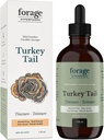 Lopbarība Hiperfoods- bez alkohola Kanādas Wild Turkey Tail Sēnes Superfood Šķidrais papildinājums Extract Tincture, Vegan, Non-GMO, Imūnsistēmas un Gut Health Support, 118ML