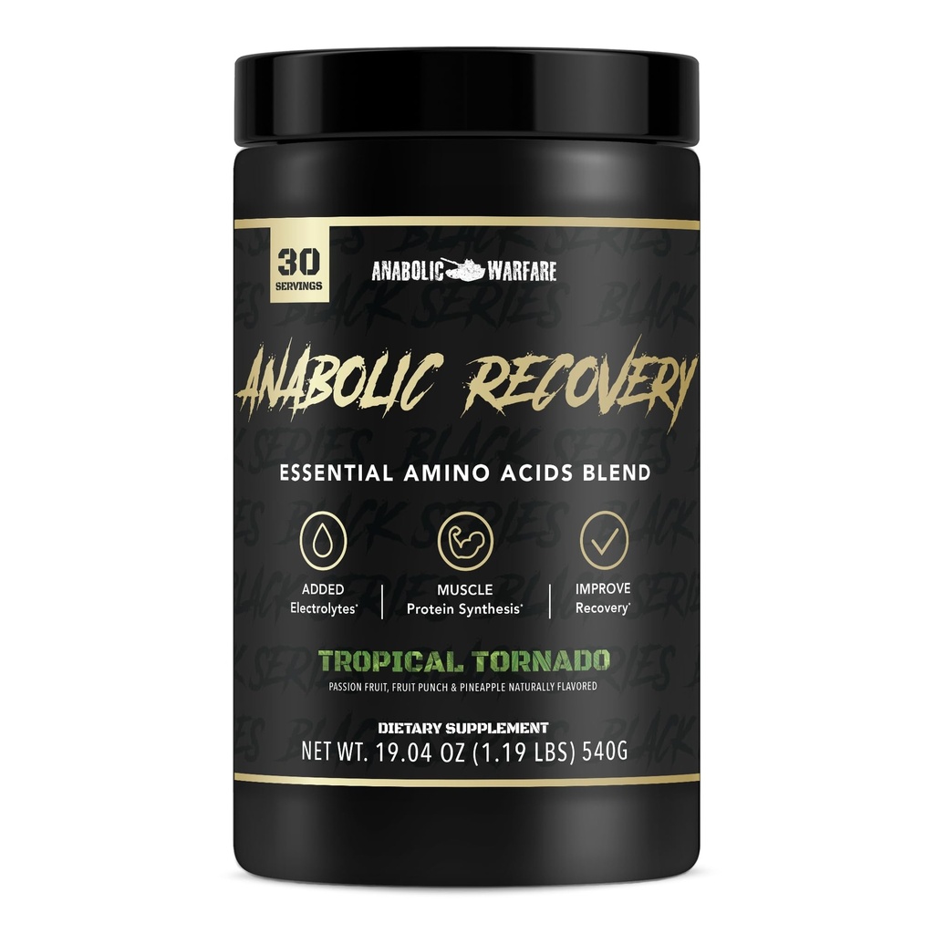 Anaboliska atgūšana, Essential Aminoskābes, post Workout Recovery, Premium hidratācija, Build Muskuļi* (Tropisko Tornado, 30 Kalpo)
