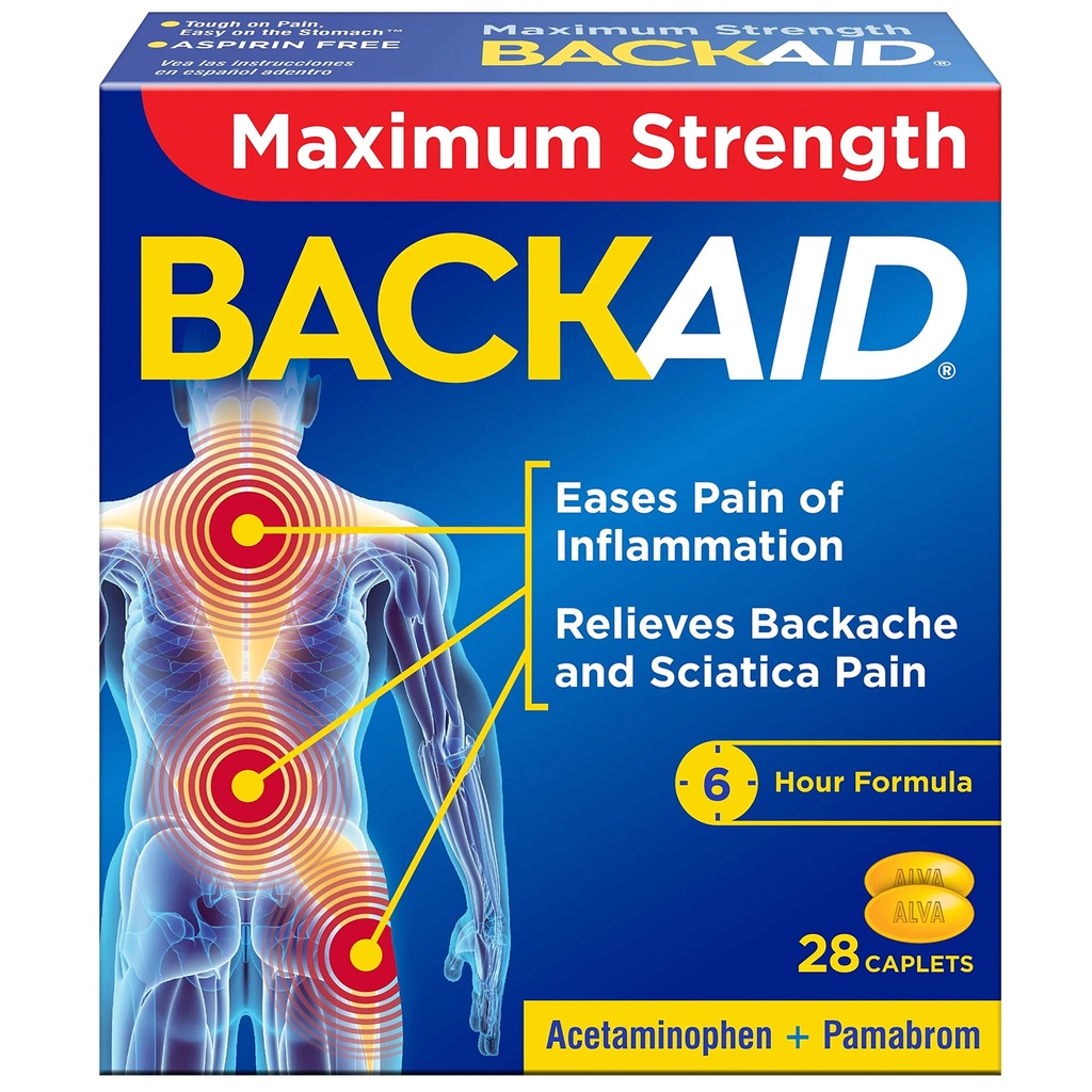 BACKAID tabletes 28 tabletes (iepakojums pa 6 tabletēm)