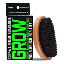 GROW Boar Bristle Beard Brush & 360 Wave Brush vīriešiem – Beard un Mustache augšanas Brush – Beard Brush vīriešiem & Follicle Stimulators – Eksfoliate, Detangle & Boost Circulation – ASV Ražots