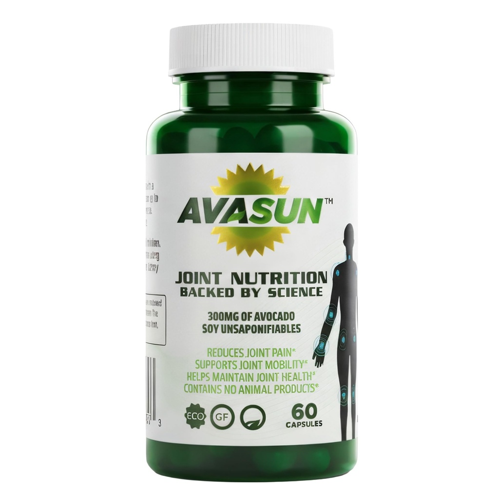 Kopīgas veselības atbalsta papildinājums, Backed by Science, Avokado Soy Unsaponifiable, 300Mg ASU, augu bāzes, bez piena, bez lipekļa, ne-GMO, 60 Dienas kapsulas pudelē (2 mēnešu piegādes)