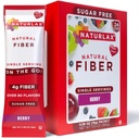 Bezcukura Psyllium Husk Fiber pulveris (Berry - 24 paketes)