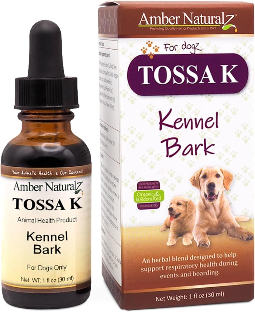 Dzintara NaturalZ Tossa K Kennel Bark Herbal bagātinātāji suņiem un kucēniem 