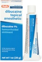 Rugby Dibucaine Topical Anestēzija 1% Hemorrhoid Ziede - sāpes atvieglojošs krēms nieze un dedzināšana, hemorrhoid ārstēšana, pret niezes krēms 1 Oz (1 iepakojums)