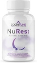 CogniTune Dabas Miega Papildinājums - Ne Paradīzes Veidojot Miega Tabletes, Non Drowsy Augu Miega Palīglīdzekli Formula w/Melatonin, Valerian Root, Lemon Balm, Chamomile, GABA, L-Teanīns, Magnijs, Aminoskābes