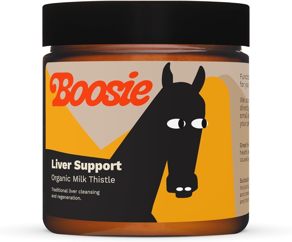 Boosie Organic piens Thistle pulveris suņiem un kaķiem - atbalsta aknu funkciju un imūno sistēmu - antioksidants - bagāts ar silimarīnu - 100% Natural bez piedevām vai konservantiem - Pet Nutrition
