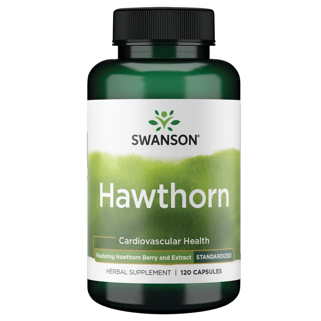 Swanson Hawthorn ekstrakts (standartizēts) 250 Milligrams 120 Kapsulas