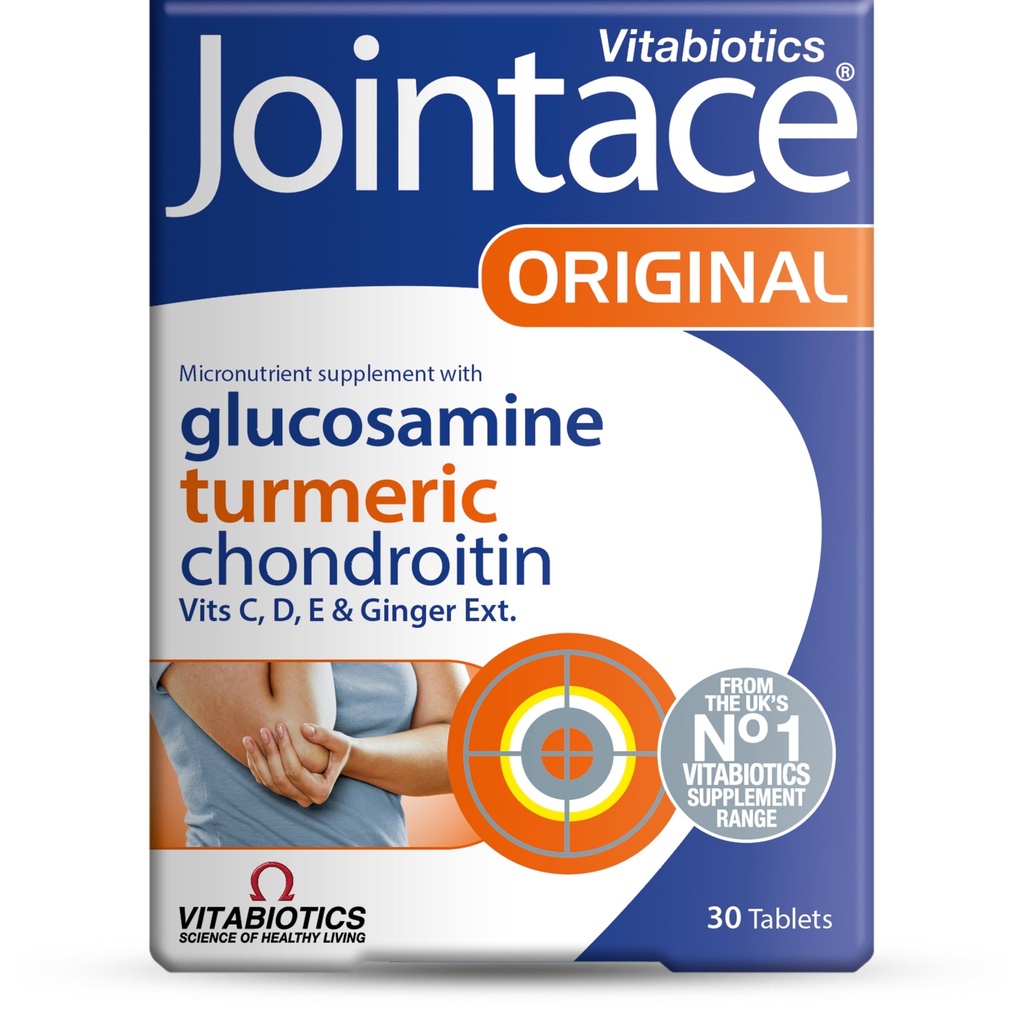Vitabiotics Jointace Glikozamīns un hondroitīns 30 tabletes