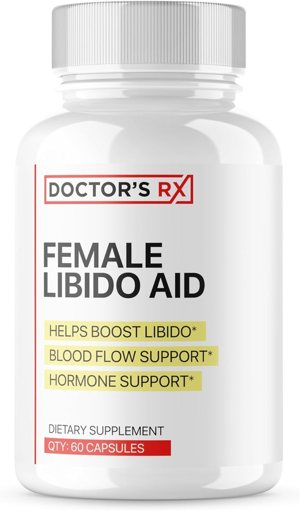 Doctor's RX י #1 Ieteicamā sieviešu Libido Booster sievietēm             ; Boost Passion, Balance hormoni, Augstuma jutīgums ; Ātra rīcība + 14 Ultra Sastāvdaļas ; 3 Party Tested sievietēm - 60 tabletes