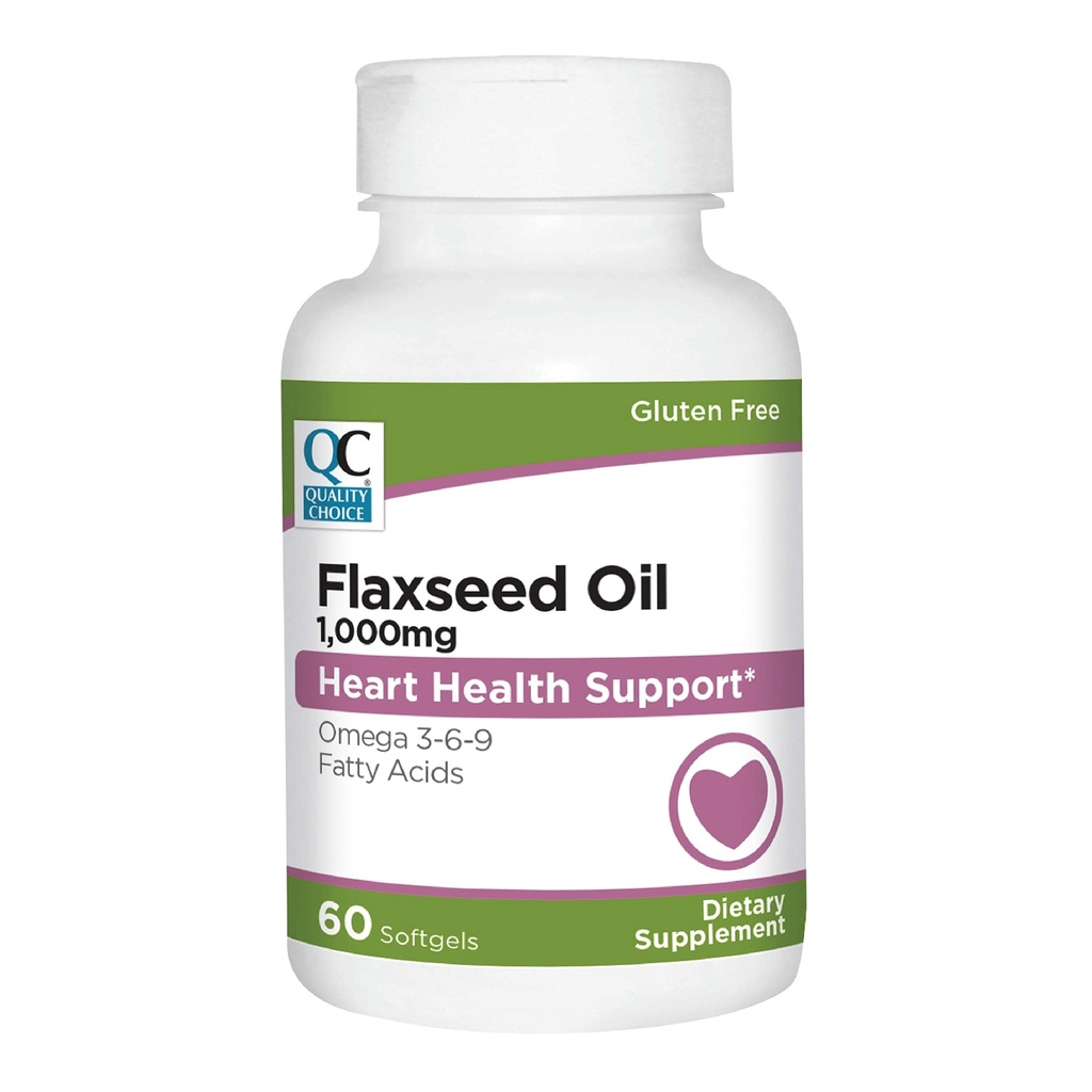 Kvalitatīva izvēle Linsēklu eļļa 1000 mg Softgels – auksts presēts, uz augu bāzes Omega taukskābju avots – 120 Easy-to-Swalov Softgels – bez mākslīgām krāsām vai konservantiem