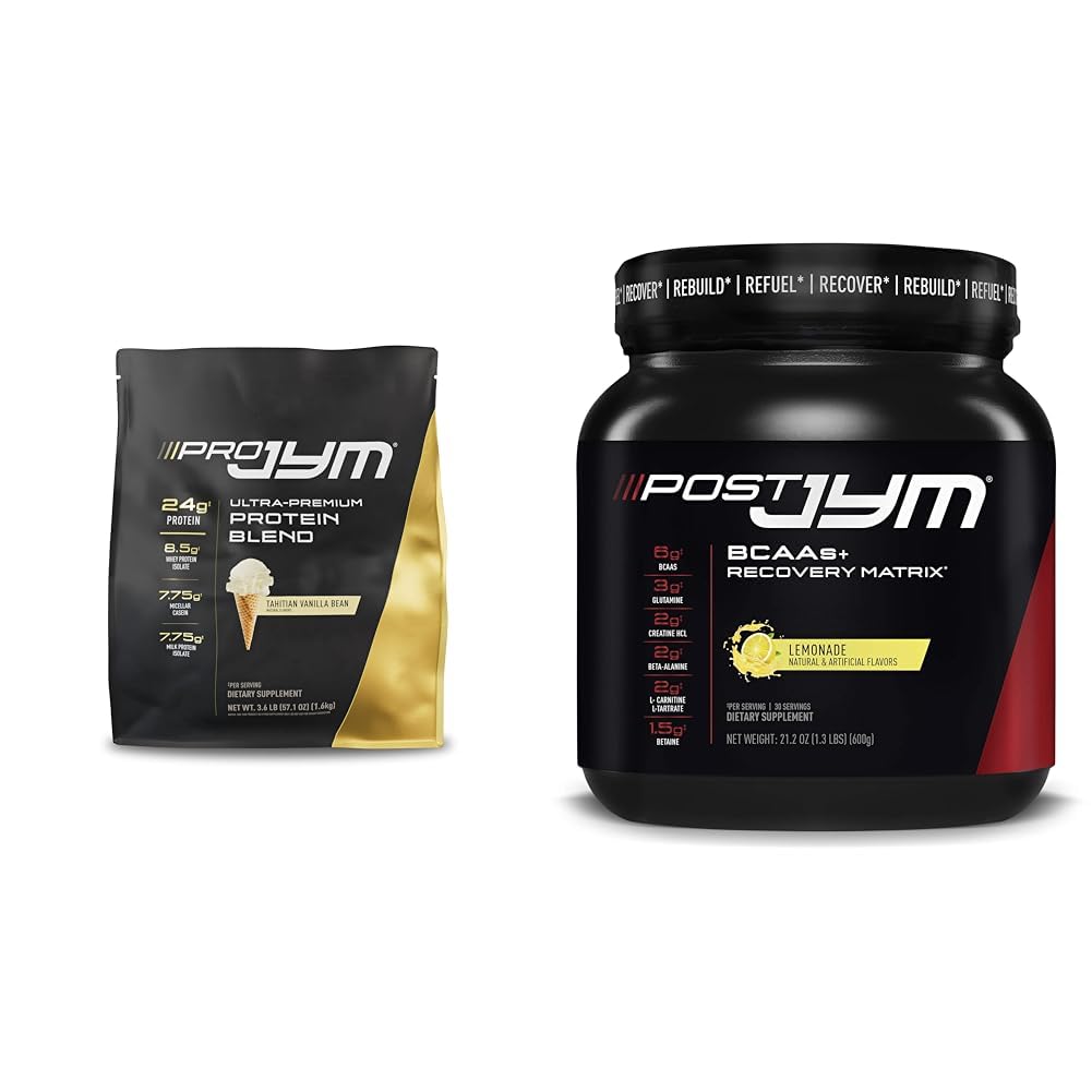 PRO JYM 45 Pasniedz Olbaltumvielas pulveris un post JYM Active Matrix pēc-Workout papildinājumi