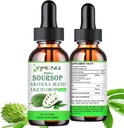 Sorsop Bitters Liquid, Organic Pure Soursop Leave and Fruit Extract w. Multivitamīnu pilieni Dabas dzīvie bitters P. Sorsop eļļa Pārtikas Imūnās un enerģijas, antioksidants, resnās aknas Detox, Gut Health