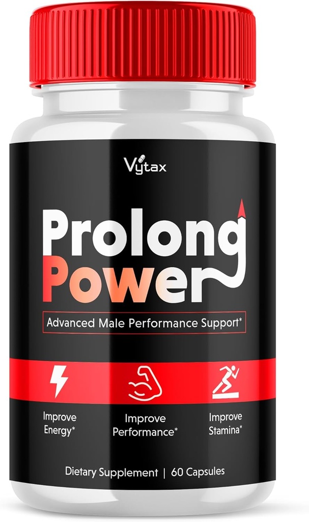 Prolong Power Tabletes papildinājums, Pro Long Power Vīriešu kapsulas Plus Advanced Maksimālais spēks Vitamīnu Formula Pastillas, Peak Veiktspēja Enerģijas Vīriešu Visu dabas atbalsts Capsulas Veselības (60 Skaits)