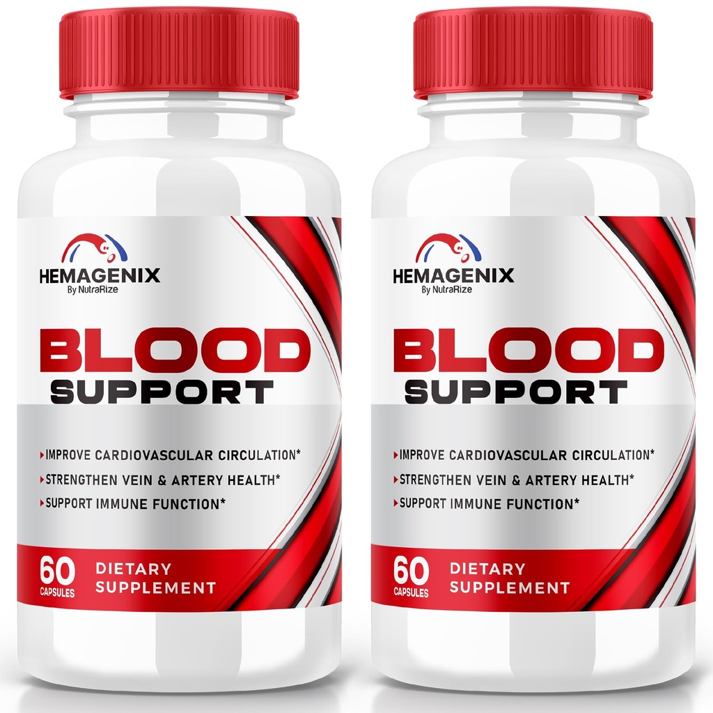 (2 Pack) Hemagenix kapsulas, Hemagenix Advanced Blood Support Formula, Visi dabas papildinājums, lai saglabātu veselīgu līmeni, Papildus stipruma tabletes vispārējam labsajūtu, Oficiālās atsauksmes (120 kapsulas)