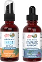 MaryRuth Organics Throat Spray (neuzliesmojošs) un Limfātisko Tīrīšanas Pilieni 