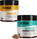 SvaigasCap Sēnes Enerģijas Bundle (Cordyceps Pulveris un Ultimate sēņu komplekss Pulveris)