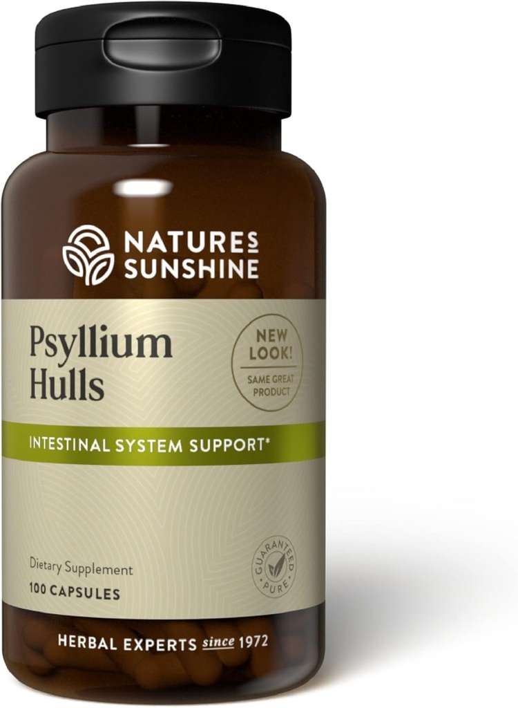 Dabas Sunshine Psyllium Hull, 100 kapsulas  ) Organiskās zarnu sistēmas atbalsts ir augsts šķīstošo šķiedru, kas veicina atkritumu iznīcināšanas procesu