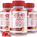 NutraRize (3 KetoKandies Keto+ACV iepakojums) Gumijas svara zudums, maksimālā stipruma papildinājums, Keto Kandys Atsauksmes (180 Gumijas)