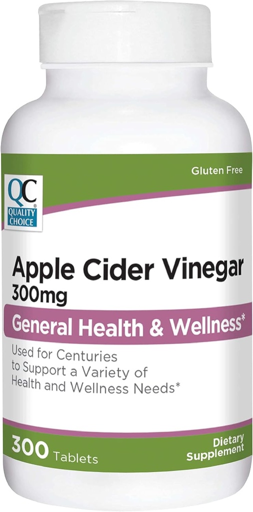 Kvalitātes izvēle Apple Sidra Etiķis 300 mg - Vispārējā veselība un labsajūta - Uztura papildinājums 300 Skaits pudeles tabletes