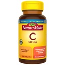 Dabā ražots vitamīns C 500 mg tabletes, uztura bagātinātājs, vitamīns C imūnās uzturvielas, 100 tabletes, 100 dienu iepakojums