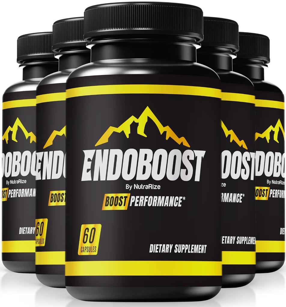 NutraRize (iepakojums no 5 Endoboost vīriešiem - (Oficiāla) Endoboost Veiktspēja, papildinājumi, Kapsulas, Endoboost Atsauksmes vīriešiem Veselības tabletes Pro Advanced Formula (300 kapsulas)