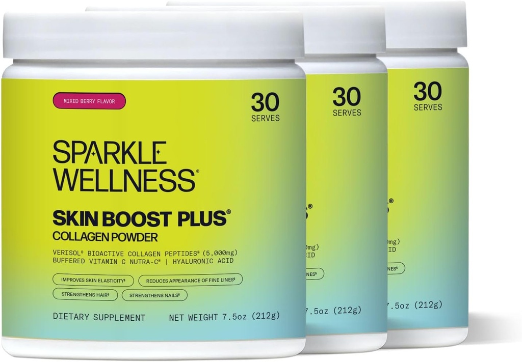 Sparkle Wellness Skin Boost Plus (Mixed Berry) [3- Iepakojums 30- Servju] 
