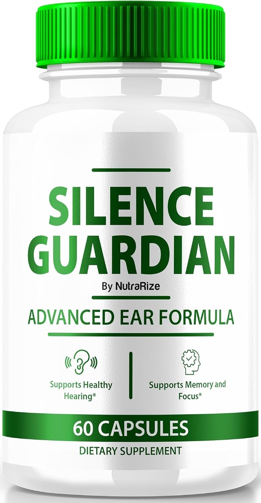 Klusuma Guardian - Advanced Ausu Formula, Oficiālā formula 360 Dzirdes atbalsts, Visas dabas sastāvdaļas, lai saglabātu dzirdes veselību, KlusumaGuardian Review (60 Kapsulas)
