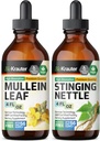 BIO KRATER Mullein Tincture 4 Fl. Oz. & Stinging Nettle Tincture 4 Fl. Oz.