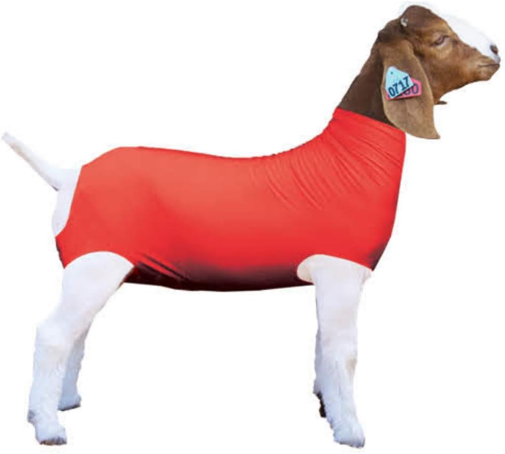 Rādīt "Pro Red Spandex Kaza" Kažokādu - Rādīt mājlopu piegādes: Kazu pārsegi un segas
