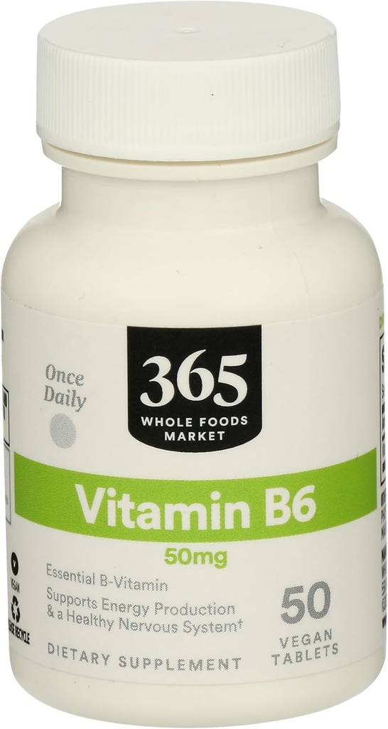 B6 vitamīns 50Mg, 50 Skaits