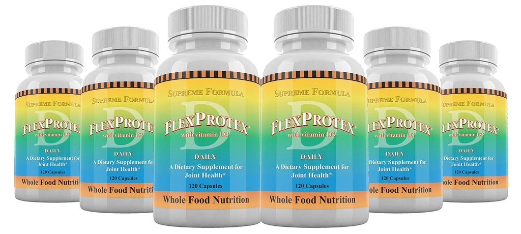 Dienas veselība, Flexprotex D 6 pudeles 720 kapsulas