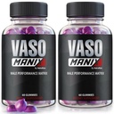 (2 Pack) VazoManix Gummies, Vazo Manix Classic vīrieša papildinājums, Visu dabas formula vīriešiem, Premium Gummy, lai atbalstītu veiktspēju, uzticība un vispārējā veselība, Oficiālās atsauksmes (120 Gummies)