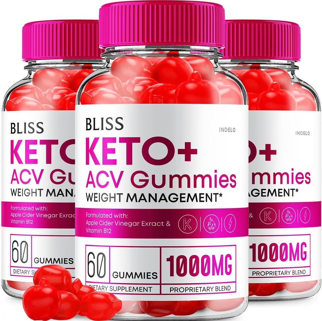 (3 Pack) Bliss Keto ACV Gummies Advanced Svara zudums, Bliss Keto + ACV Gummies Apple Cider Etiķis Keto Bliss ACV Gumies Diētiskā Papildinājums Bliss Keto Gumies Atsauksmes (180 Gumies)