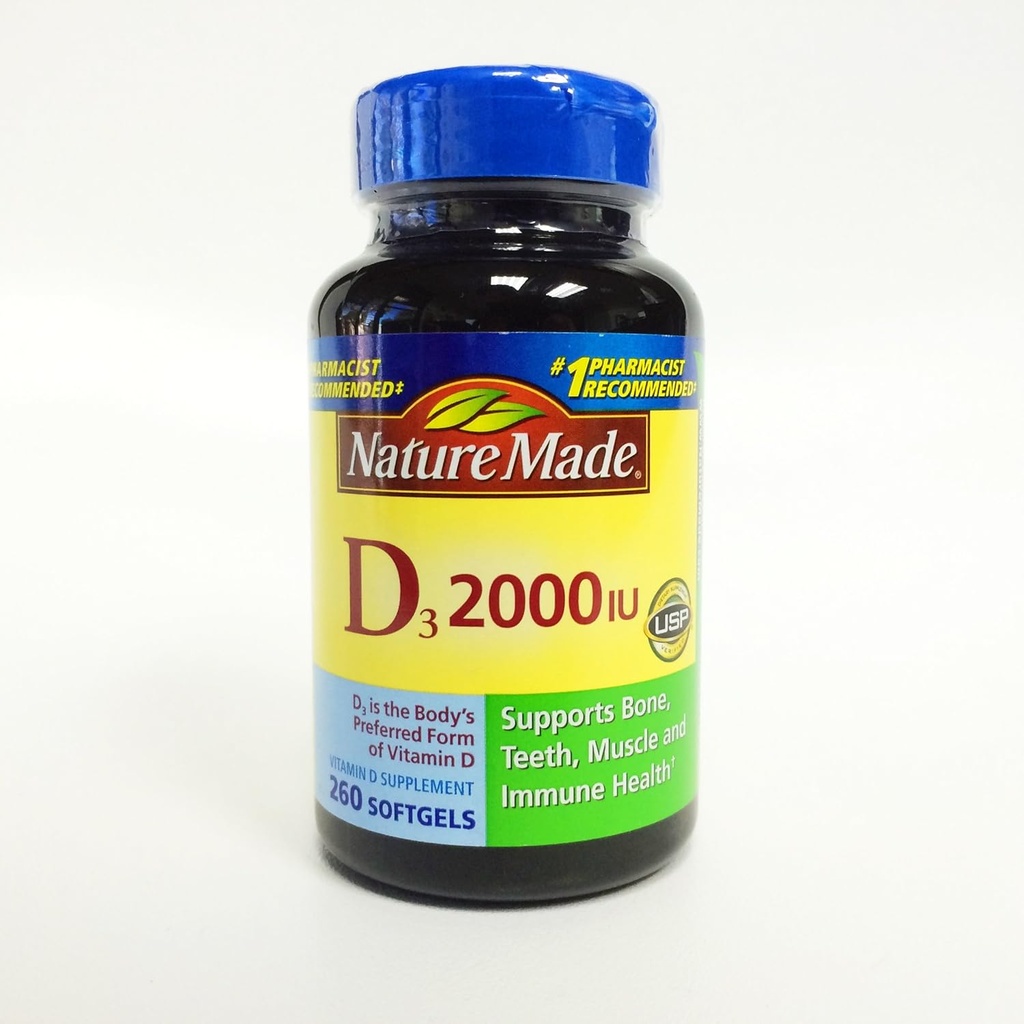 Daba Ražots D3 2000 SV, 260 softgels