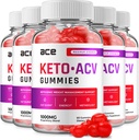 (5 Pack) Ace Keto ACV Gummies - Advanced Formula Ace Keto Plus ACV Gummies Apple Sidrs Etiķis Ace ACV, Svara vadība, Diētiskās Papildinājums Atsauksmes Vīrieši Sievietes (300 Gumijas)