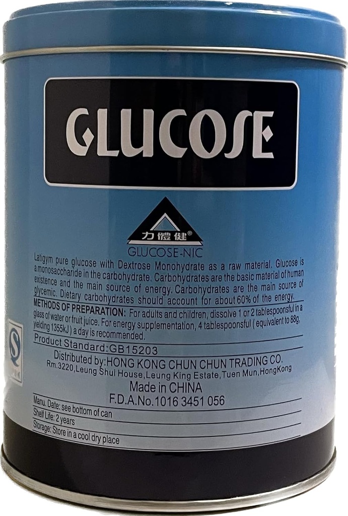 15,69oz Glikoze - NIC Rapid Enerģijas Katru dienu papildinājums, iepakojumā 1