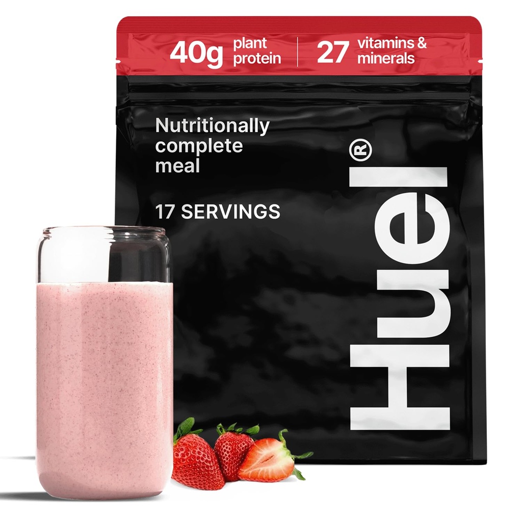 Huel Black Edition -Zelteņu Shortcake 40g Vegan Olbaltumvielas Pulveris -- Uzturs Complete Ēdienreizes -- 27 Vitamīni un minerālvielas, lipekļa bezmaksas -- 17 Kalpojumi -- Scoop nav iekļauts, lai samazinātu plastmasas