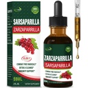 Sarsaparilla Root Extract Pilieni aknu tīrīt Detox & Remonts, Imūnās atbalsta papildinājums ar Dandelion Cocolmeca Polypodium Leucotomos. Diente de Leon para Limpieza de Colon y Desintoxicar. 2oz.