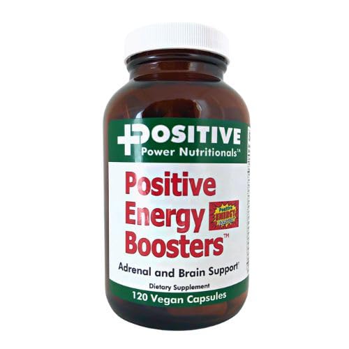 VitaBoost Positive Power Boosters – Dabas enerģijas papildinājums ar herbs, B-12, Bee Pollen, Jitter-free gluda enerģija, Quick & Safe, Nav kofeīna, Ephedra, vai Guarana (120)