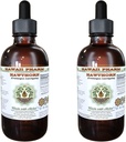 Spirta bezspirta ekstrakts, Organiskais Hawthorn (Crataegus Laevigata) Žāvētas lapas, Organiskie ziedi un Stem Glycerite Hawai Pharm Dabīgais augu papildinājums 2x4 oz