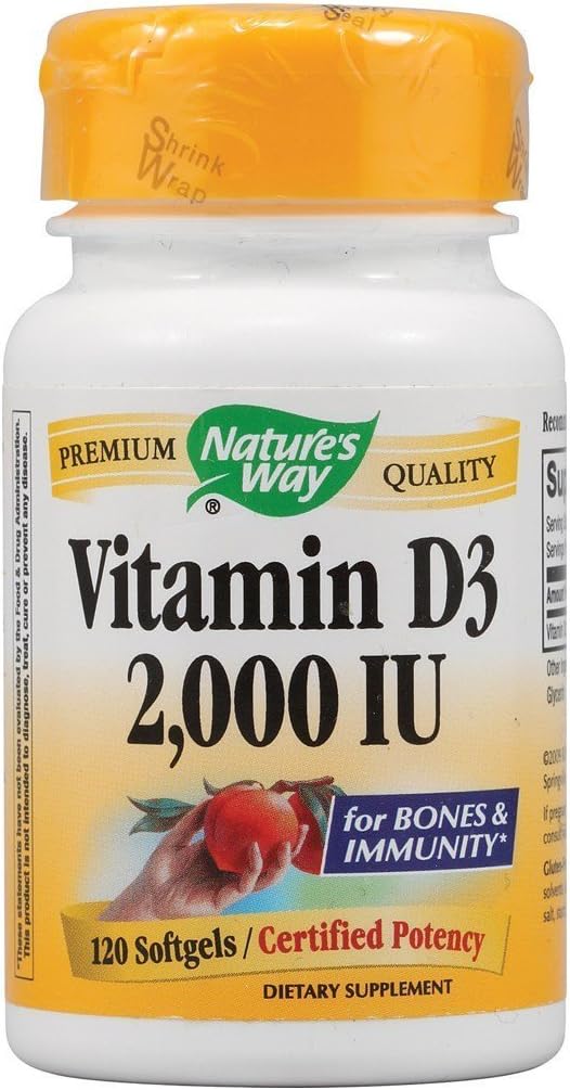 Dabas ceļš D- 3 vitamīns 2000 SV 120 softgelis