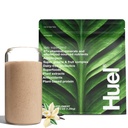 Huel Daily Superblend Vanilla pulveris       ) 25g Augu izcelsmes proteīns    ) Super zaļie pulveris ) 87 Vitamīni, Minerāli, un pilnpārtikas avotu sastāvdaļas ) 19 Servējumi ] Scoop nav iekļauts, lai samazinātu plastmasas