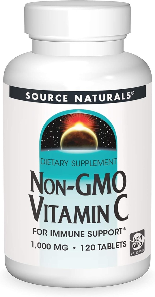 AVOTS NATURALLS, ne-GMO C vitamīna tabletes, 120skaits
