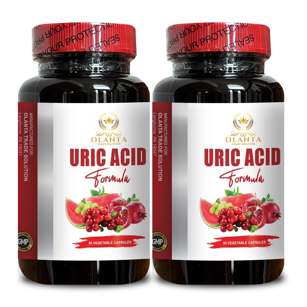 URIC ACID CLEANSE FORMULA - urīnskābes atbalsts, urīnskābes skalošana podagra, atbalsta veselīgu urīnskābes līmeni, Tart Cherry, Dzērveņu, zemākas urīnskābes papildināt, urīnskābes tabletes, Piena Thatle - 2B
